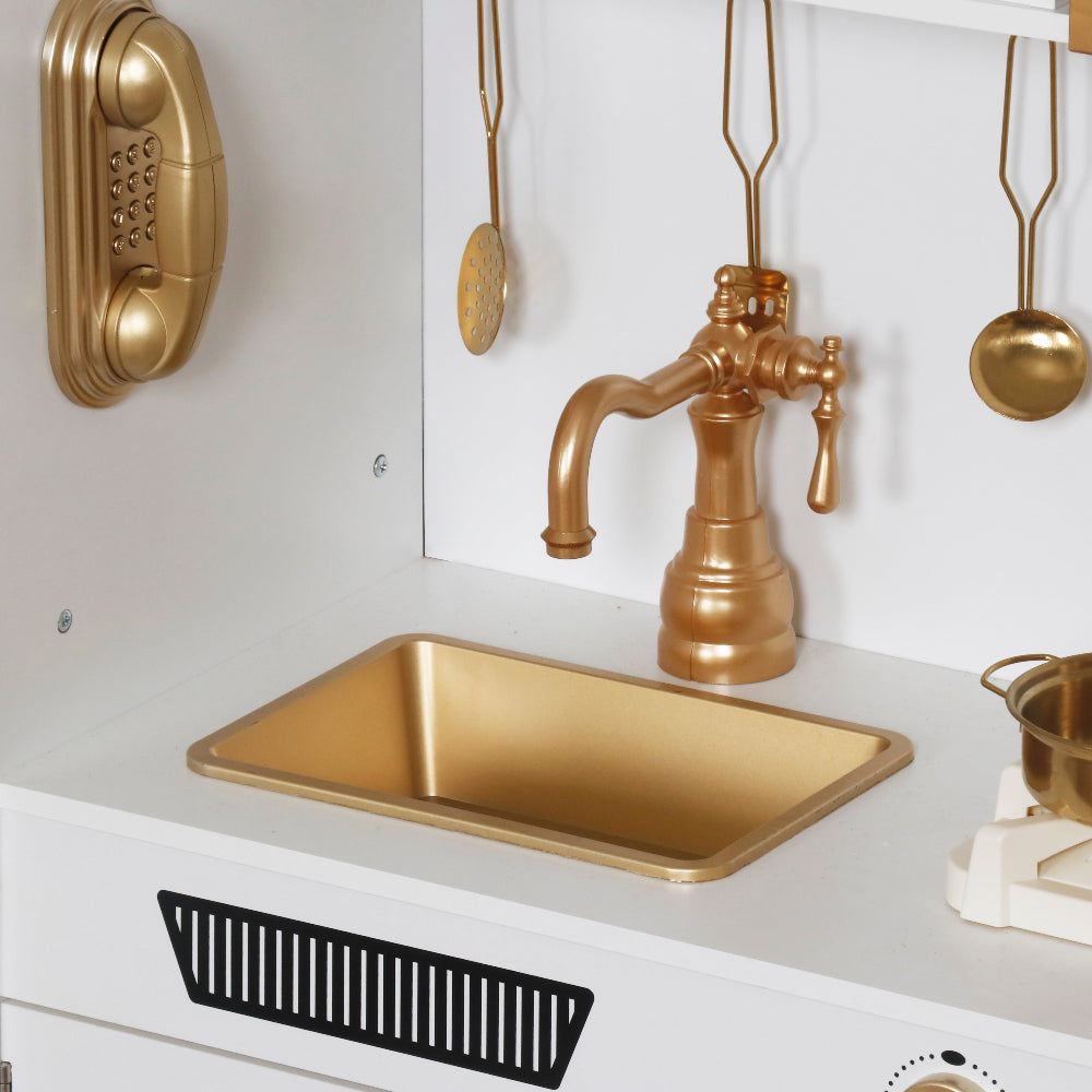 Cocina Deluxe Con Luces, Sonidos, Dispensador de Hielo y Accesorios