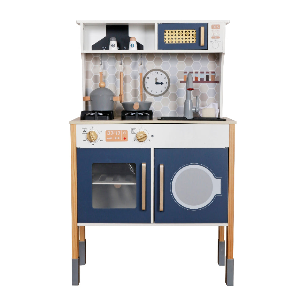 Cocina con Luces, Sonidos, Grifo con Agua Real y Accesorios