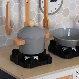 Cocina con Luces, Sonidos, Grifo con Agua Real y Accesorios