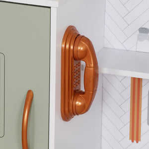 Cocina con Luces, Sonidos, Accesorios de Acero Inoxidable y Dispensador de Agua