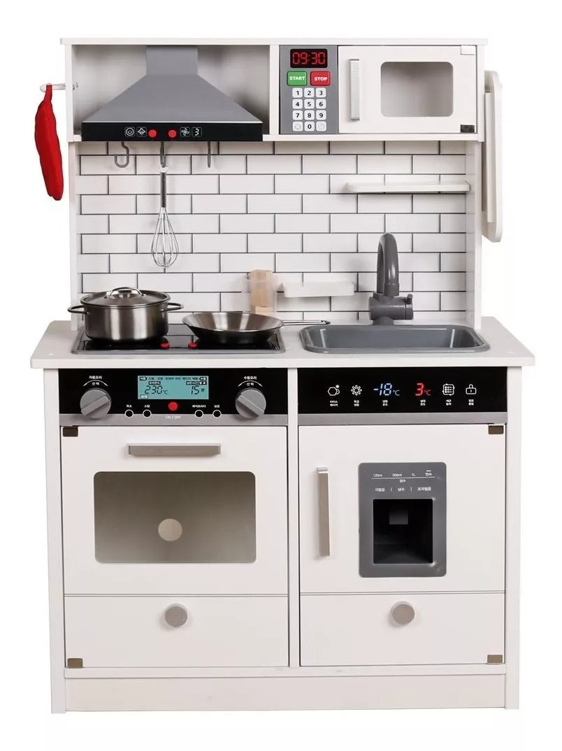 Cocina de Madera New York con Luz y Sonido Moments Kids PTY