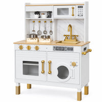 Cocina de Madera Infantil Diseño Mármol