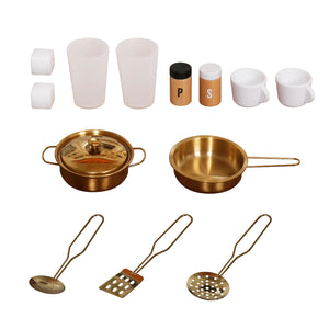 Cocina Premium Con Luces, Sonidos, Fregadero con Agua Real, Dispensador de Hielo y Accesorios