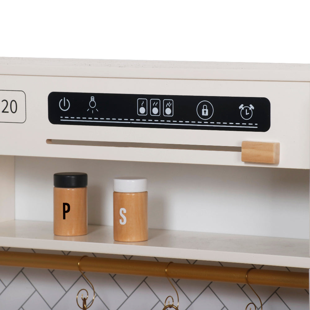 Cocina Premium Con Luces, Sonidos, Fregadero con Agua Real, Dispensador de Hielo y Accesorios