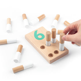 Counting Stick Montessori de Madera