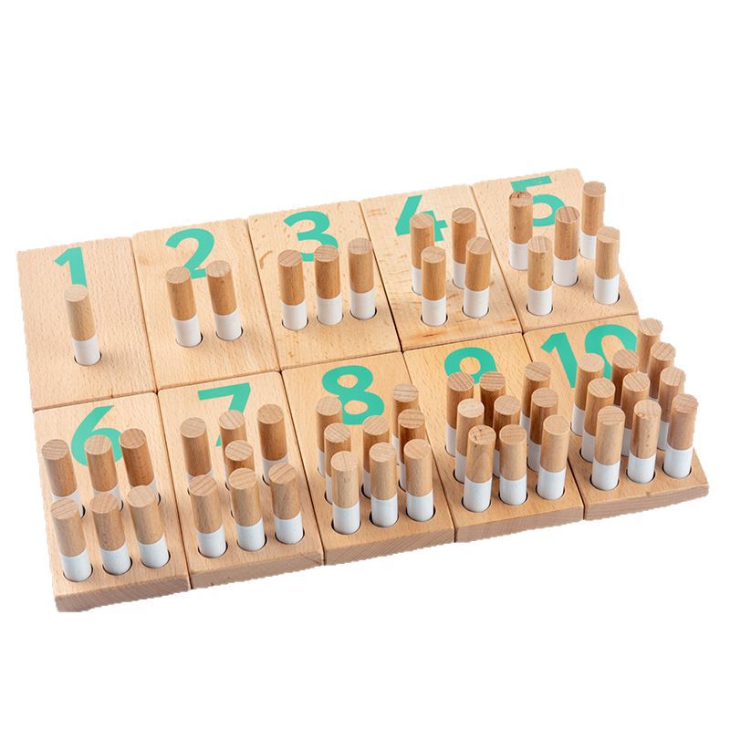 Counting Stick Montessori de Madera