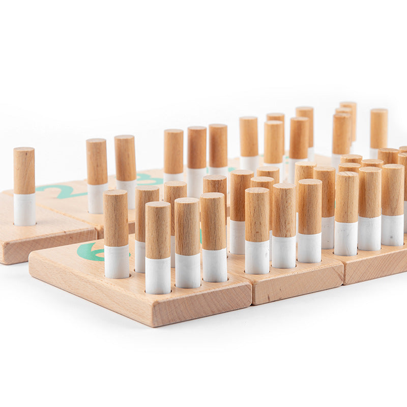 Counting Stick Montessori de Madera