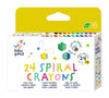Crayones en Espiral - Paquete de 24