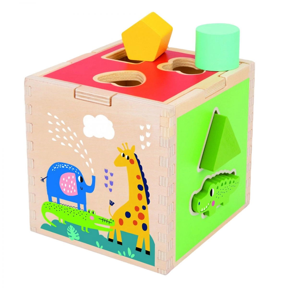 Cubo Encajable de Animales y Figuras