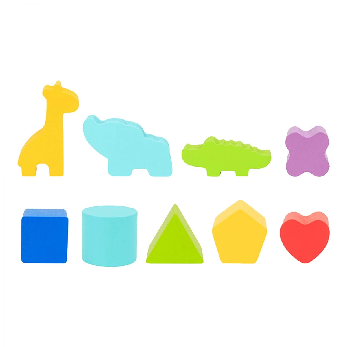 Cubo Encajable de Animales y Figuras