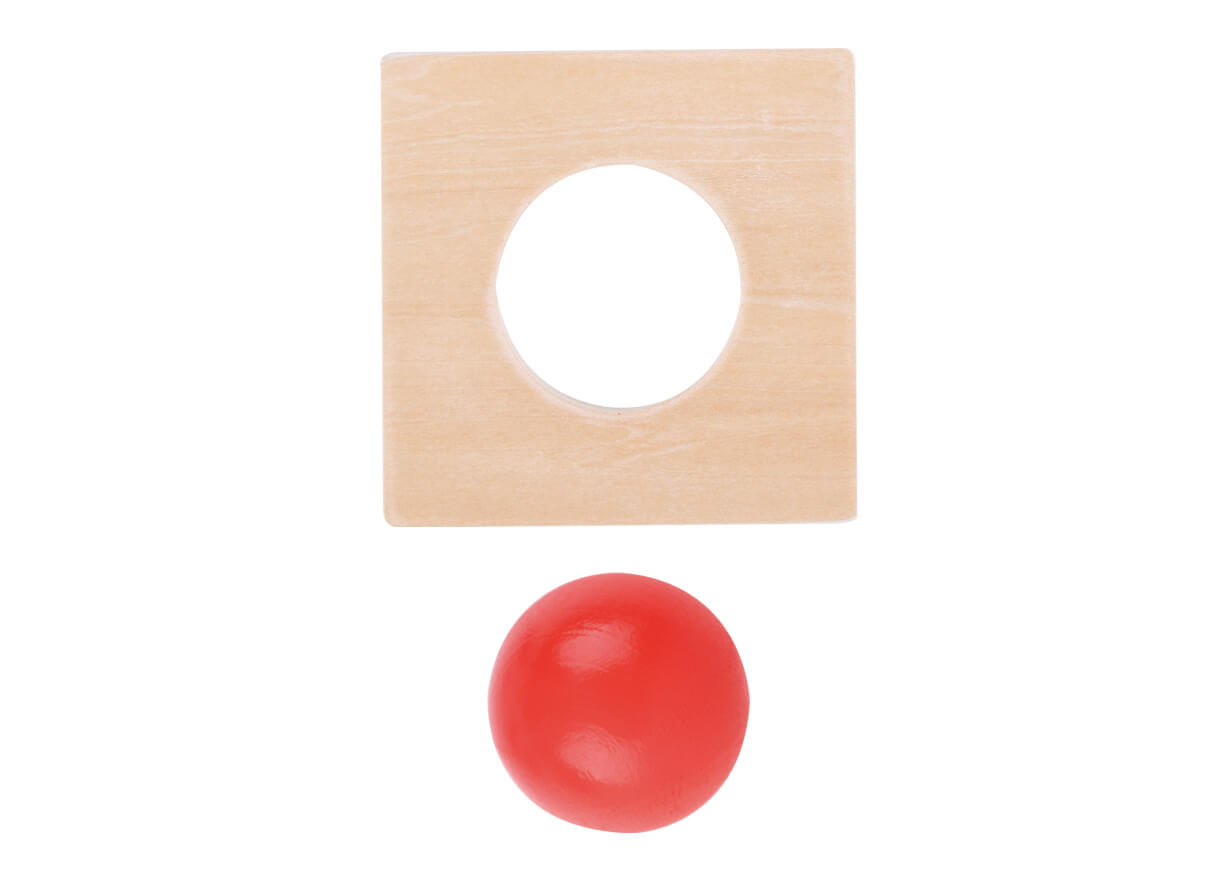 Cubo Multifuncional de Madera Montessori con Cajón y Piezas