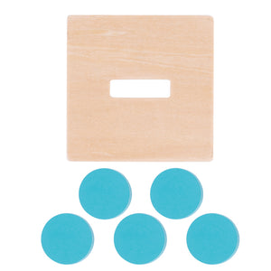 Cubo Multifuncional de Madera Montessori con Cajón y Piezas