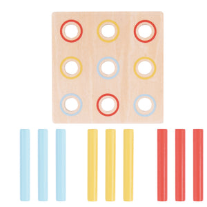 Cubo Multifuncional de Madera Montessori con Cajón y Piezas