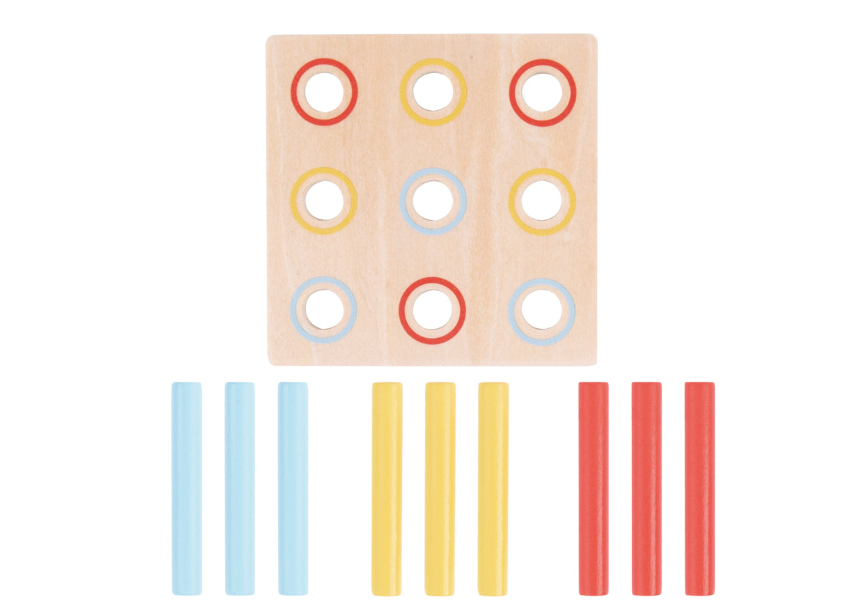 Cubo Multifuncional de Madera Montessori con Cajón y Piezas