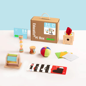 Educational Box 0-6 Meses – 21 Piezas