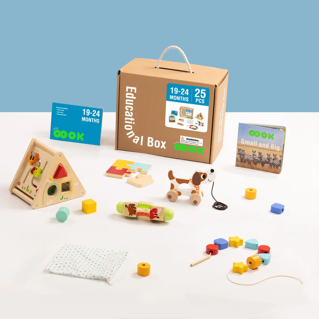 Educational Box 19-24 Meses – 25 Piezas