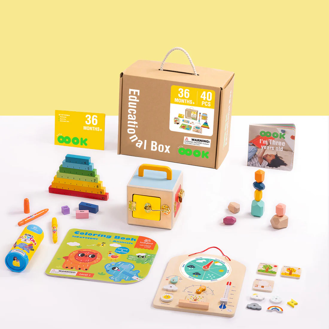 Educational Box 36 Meses + 40 Piezas