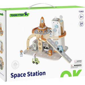 Estación Espacial de Juguete de Madera