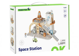 Estación Espacial de Juguete de Madera