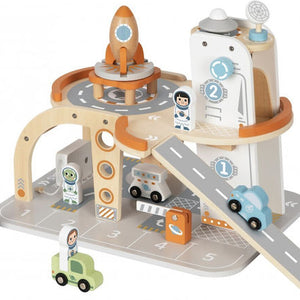 Estación Espacial de Juguete de Madera
