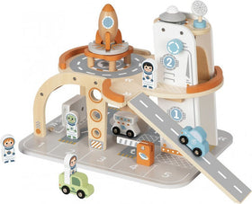Estación Espacial de Juguete de Madera