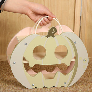 Estante de Calabaza con Dulces de Madera