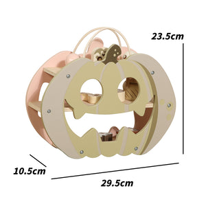 Estante de Calabaza con Dulces de Madera