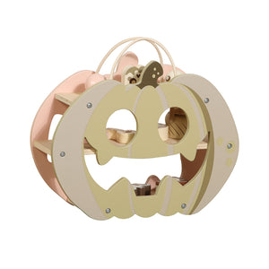 Estante de Calabaza con Dulces de Madera