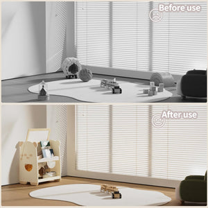 Estante Infantil de Madera 3 Niveles 4 en 1 con Pizarra