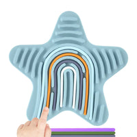 Estrella Sensorial de Actividades con Tiras de Silicona
