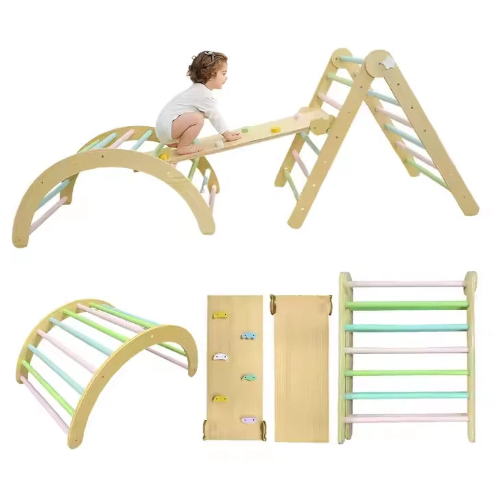Estructura de Escalada Infantil 3 en 1 Montessori
