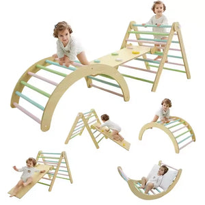 Estructura de Escalada Infantil 3 en 1 Montessori