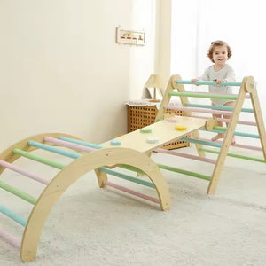 Estructura de Escalada Infantil 3 en 1 Montessori