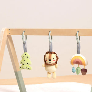 Gimnasio de Madera para Bebé con Colgantes de Tela