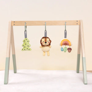 Gimnasio de Madera para Bebé con Colgantes de Tela