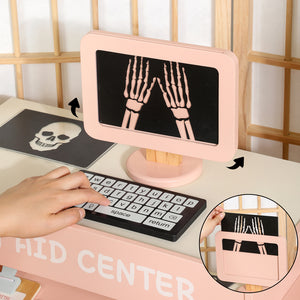 Hospital de Madera con Accesorios