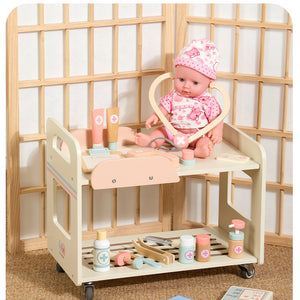 Hospital de Madera con Accesorios