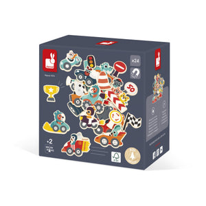 Imanes De Coches De Carreras | 24 Piezas