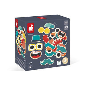 Imanes de  Retrato para Mezclar y Combinar | 24 Piezas