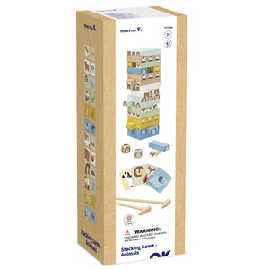 Juego Apilable de Madera (Jenga) - Animales