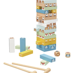 Juego Apilable de Madera (Jenga) - Animales