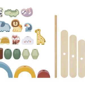 Juego de Apilamiento Animales en Equilibrio