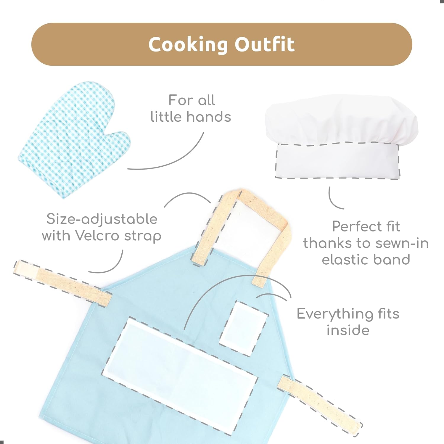 Juego de Chef Cocina de Madera – 18 Piezas