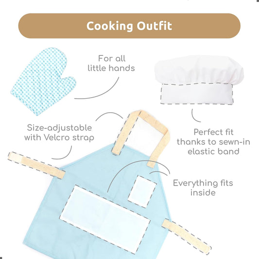 Juego de Chef Cocina de Madera – 18 Piezas