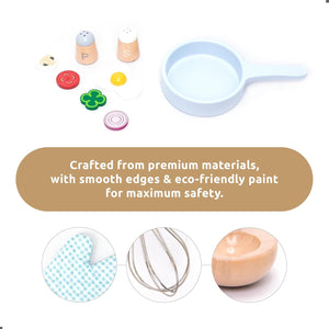 Juego de Chef Cocina de Madera – 18 Piezas