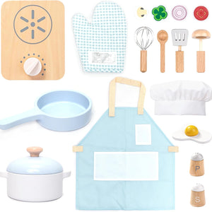 Juego de Chef Cocina de Madera – 18 Piezas