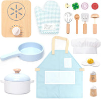 Juego de Chef Cocina de Madera – 18 Piezas