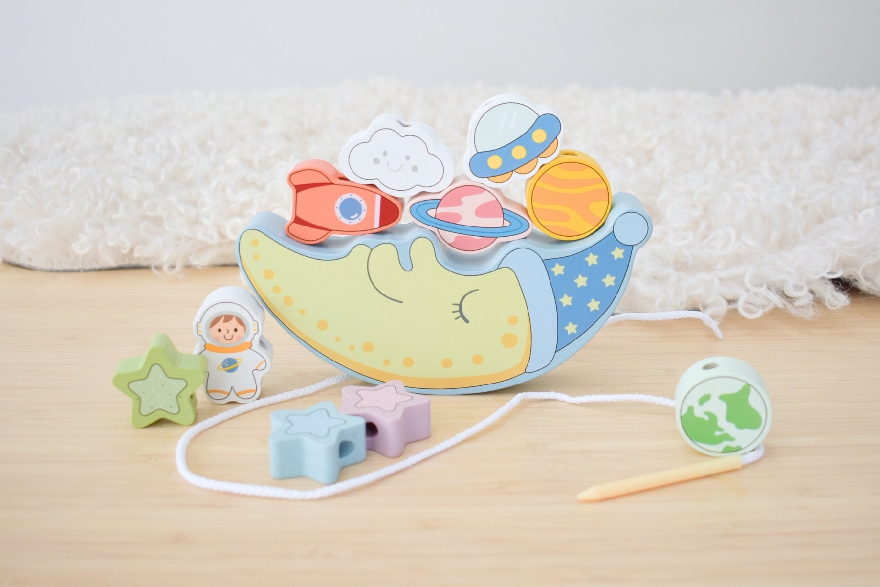 Juego de Equilibrio Espacial 2 en 1