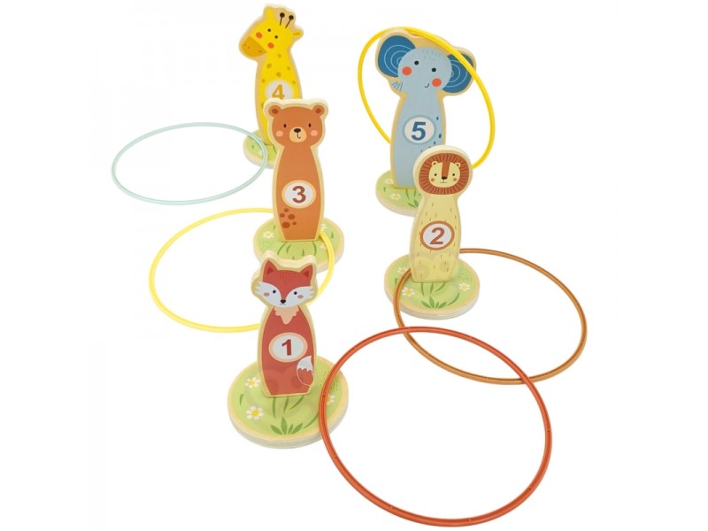 Juego de Lanzamiento de Aros – Animales