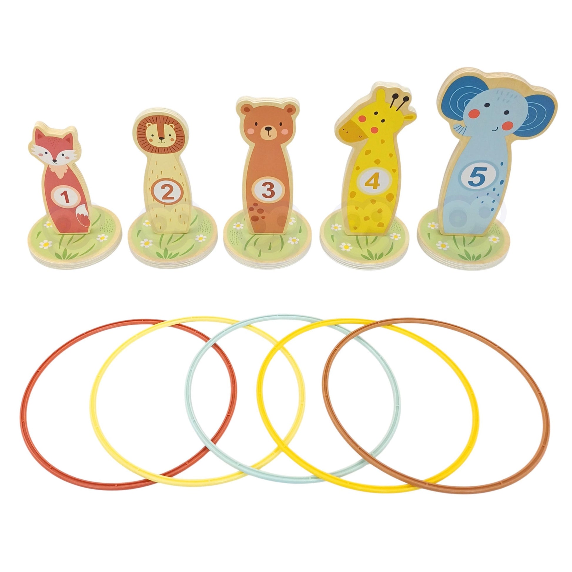 Juego de Lanzamiento de Aros – Animales